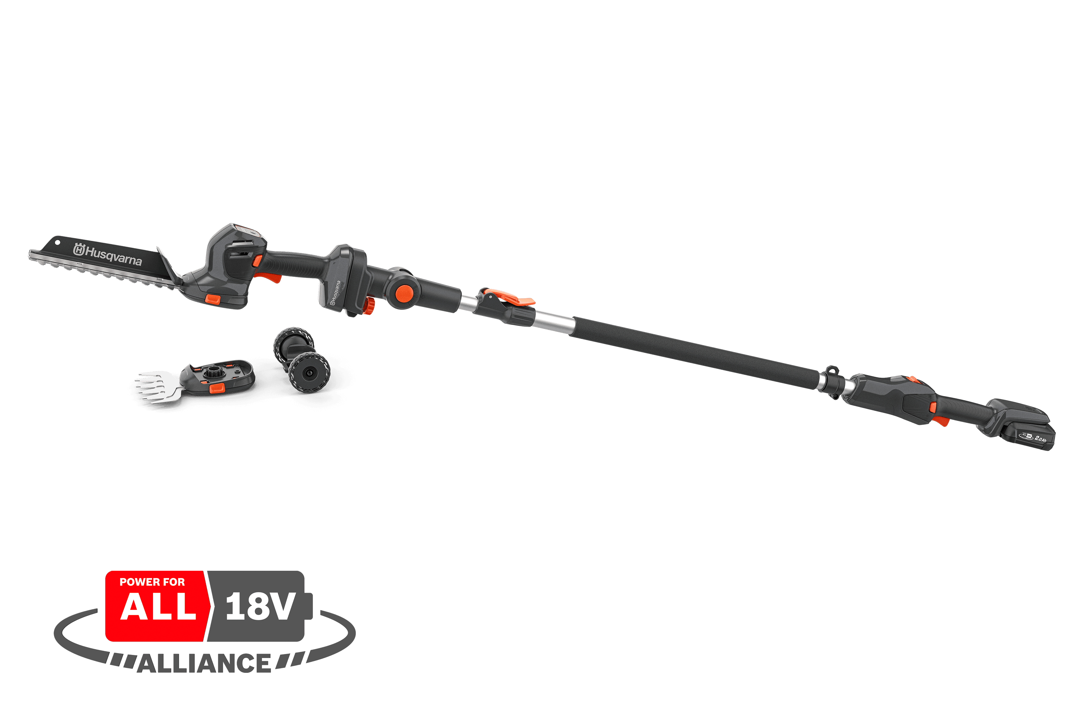 Aspire™ Shrub Shear 18V + Pole without battery and charger image 1